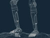 Endoskeleton mesh legs